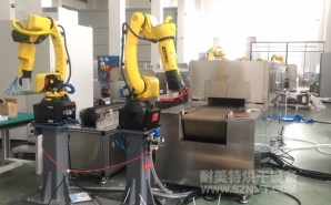 NMT-ZN-631疫苗玻璃瓶特殊涂層工藝,預熱+固化自動化對接隧道爐烘烤線(蘇州?？松?